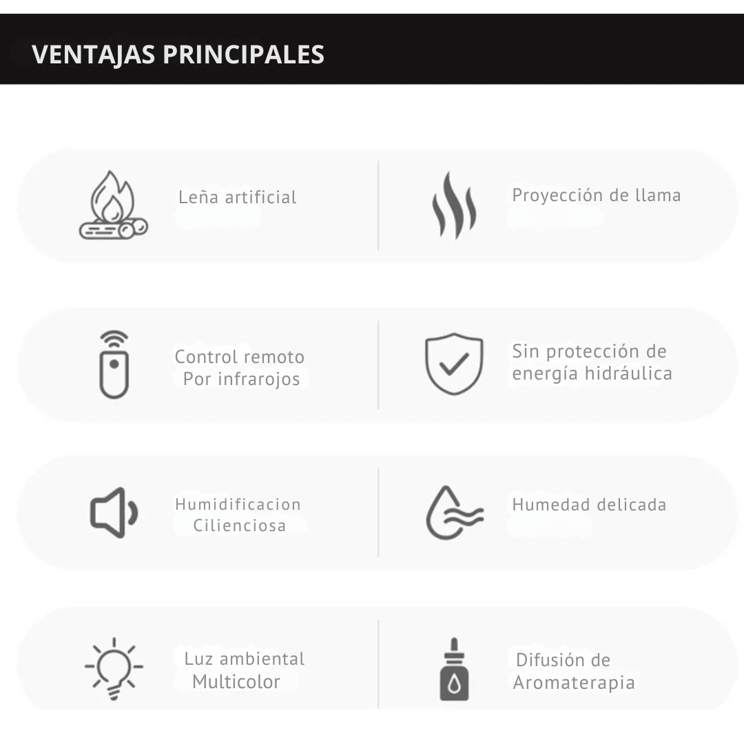 Humificador de aroma (chimenea)